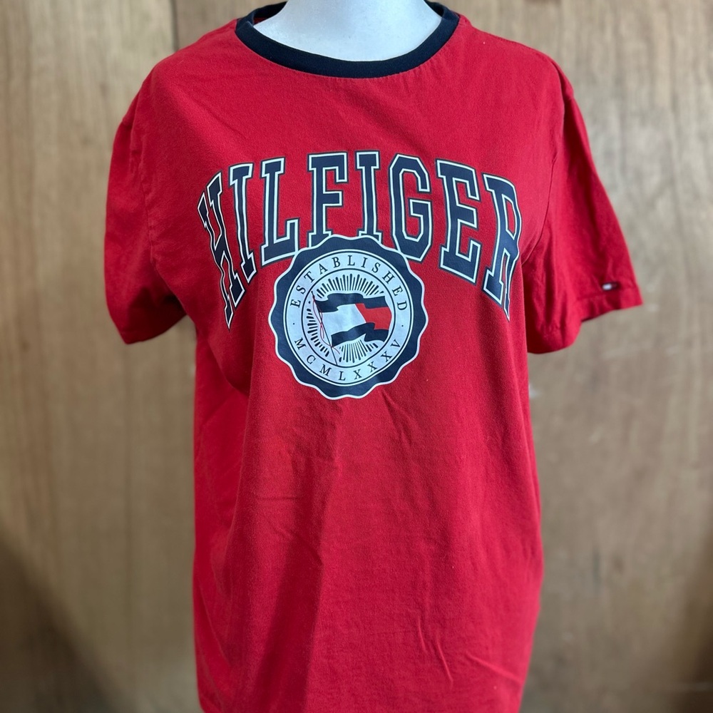 Tommy Hilfiger Red Graphic T-Shirt
